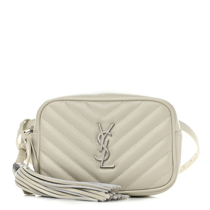 Saint Laurent Calfskin Matelasse Monogram Lou Belt Bag Crema Soft 1 of 10