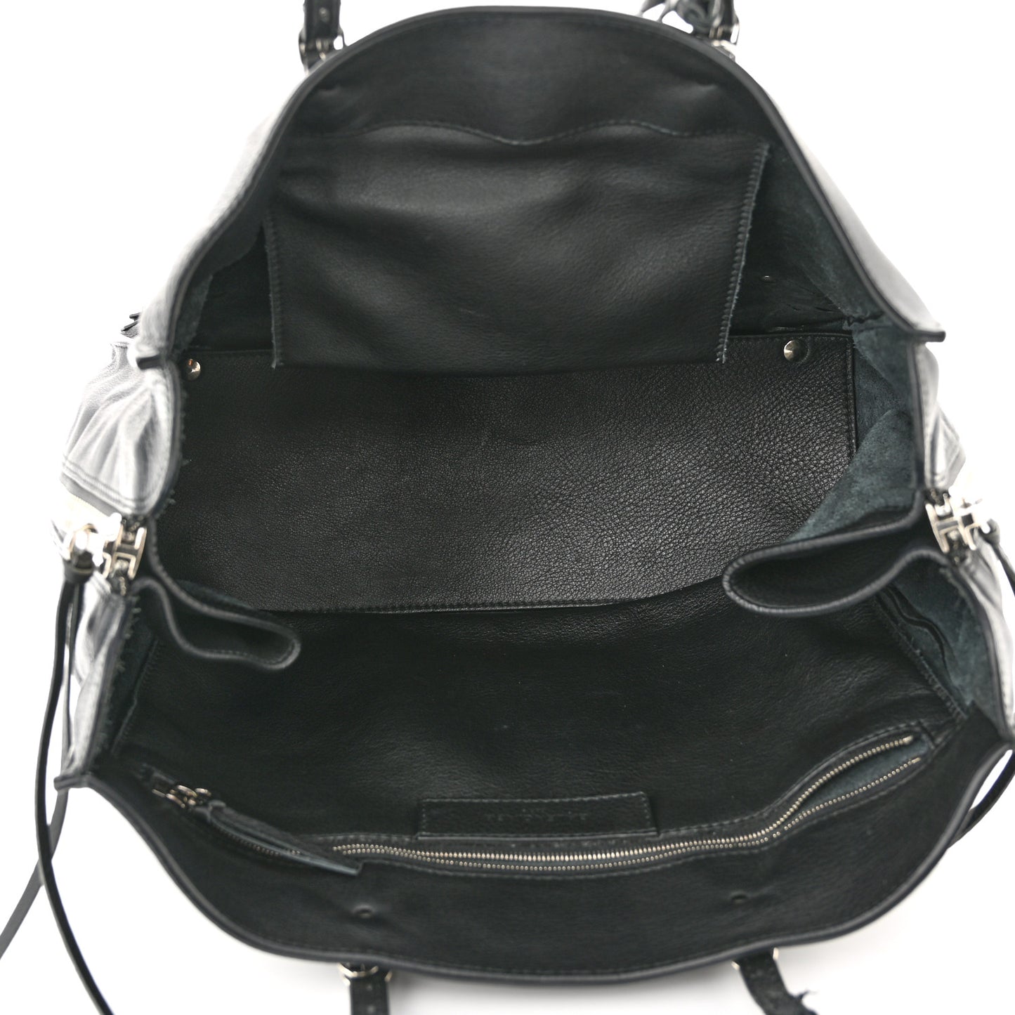 Veau Papier B4 Zip Around Tote Black