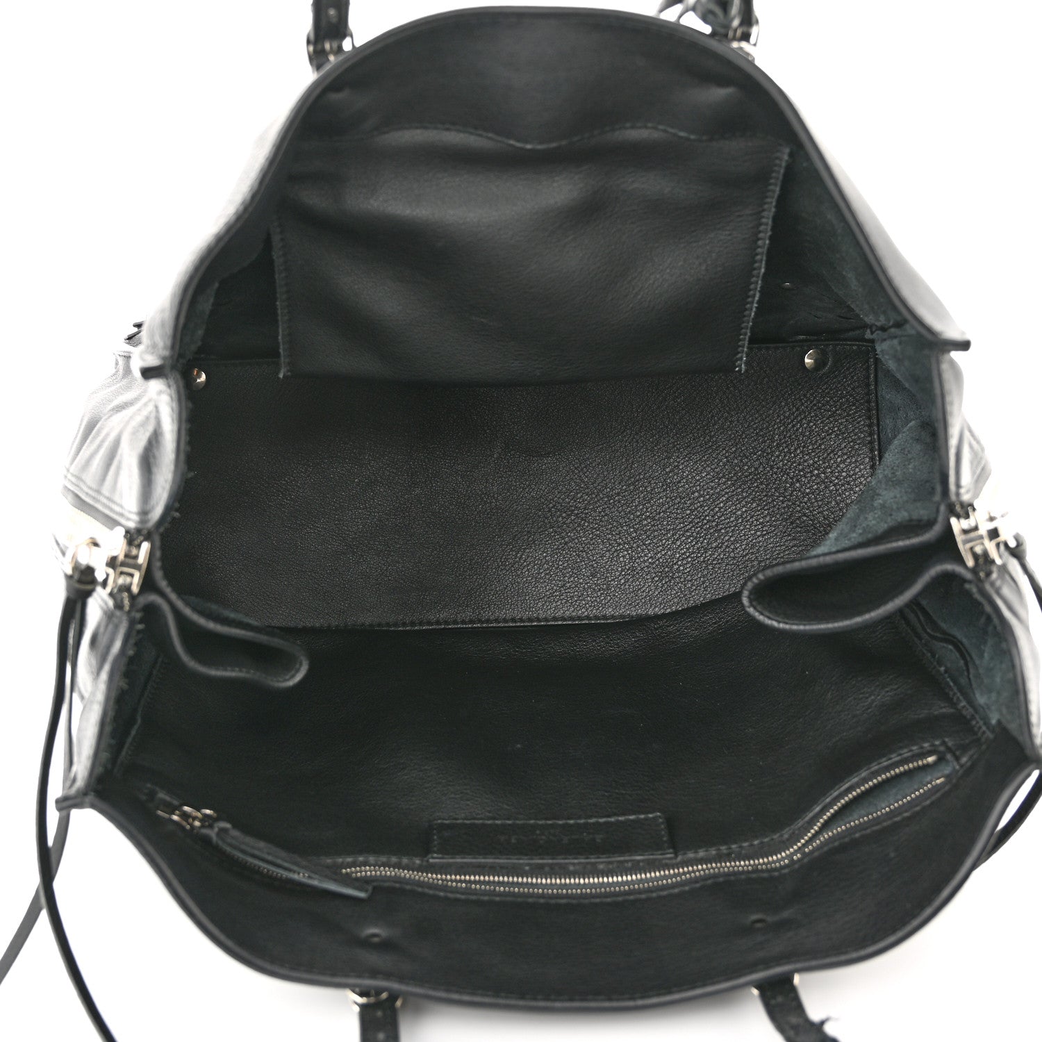 Balenciaga Veau Papier B4 Zip Around Tote Black 5 of 10