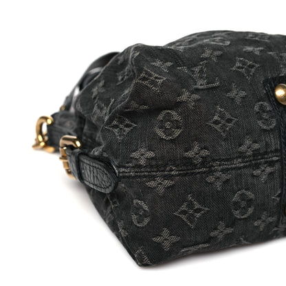 Louis Vuitton Denim Neo Cabby MM Black 8 of 9