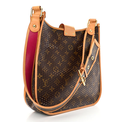 Louis Vuitton Monogram Perforated Musette Fuchsia 3 of 12