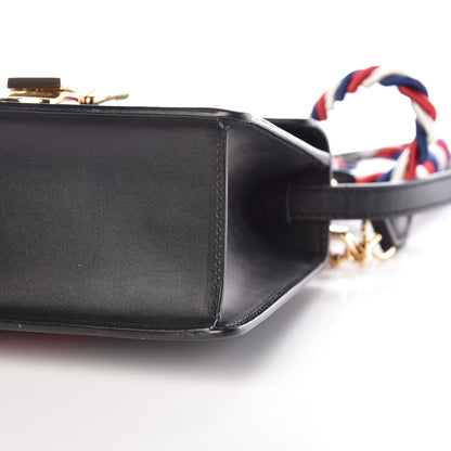 Gucci Calfskin Mini Sylvie Top Handle Bag Black 7 of 16