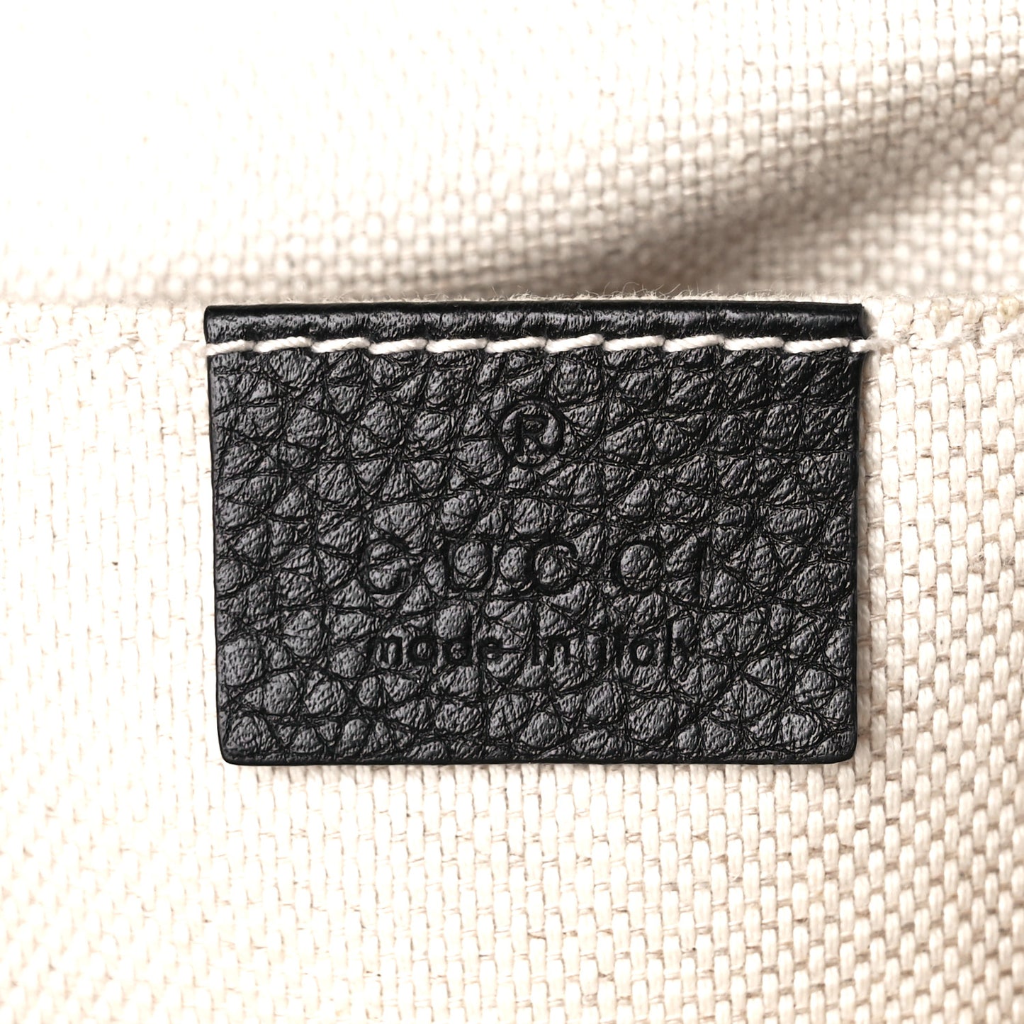 Pebbled Calfskin Small Soho Disco Bag Black