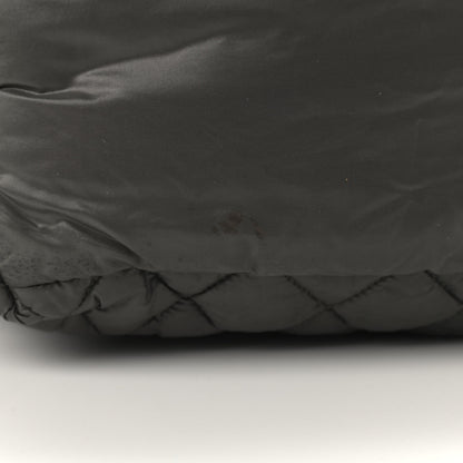 Chanel Nylon Quilted Small Coco Cocoon Reversible Tote Grey 8 of 8