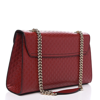 Gucci Microguccissima Medium Emily Chain Shoulder Bag Red 2 of 11
