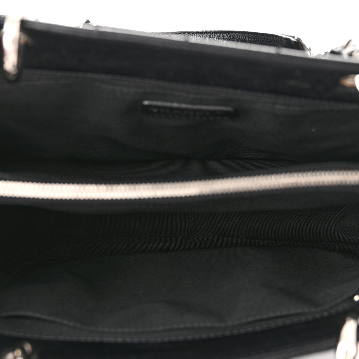 Caviar Quilted Grand Shopping Tote GST Black