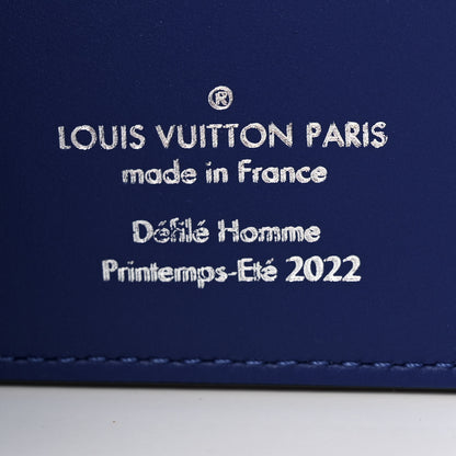 Louis Vuitton Taurillon Illusion Pocket Organizer Bleu Vert 6 of 7