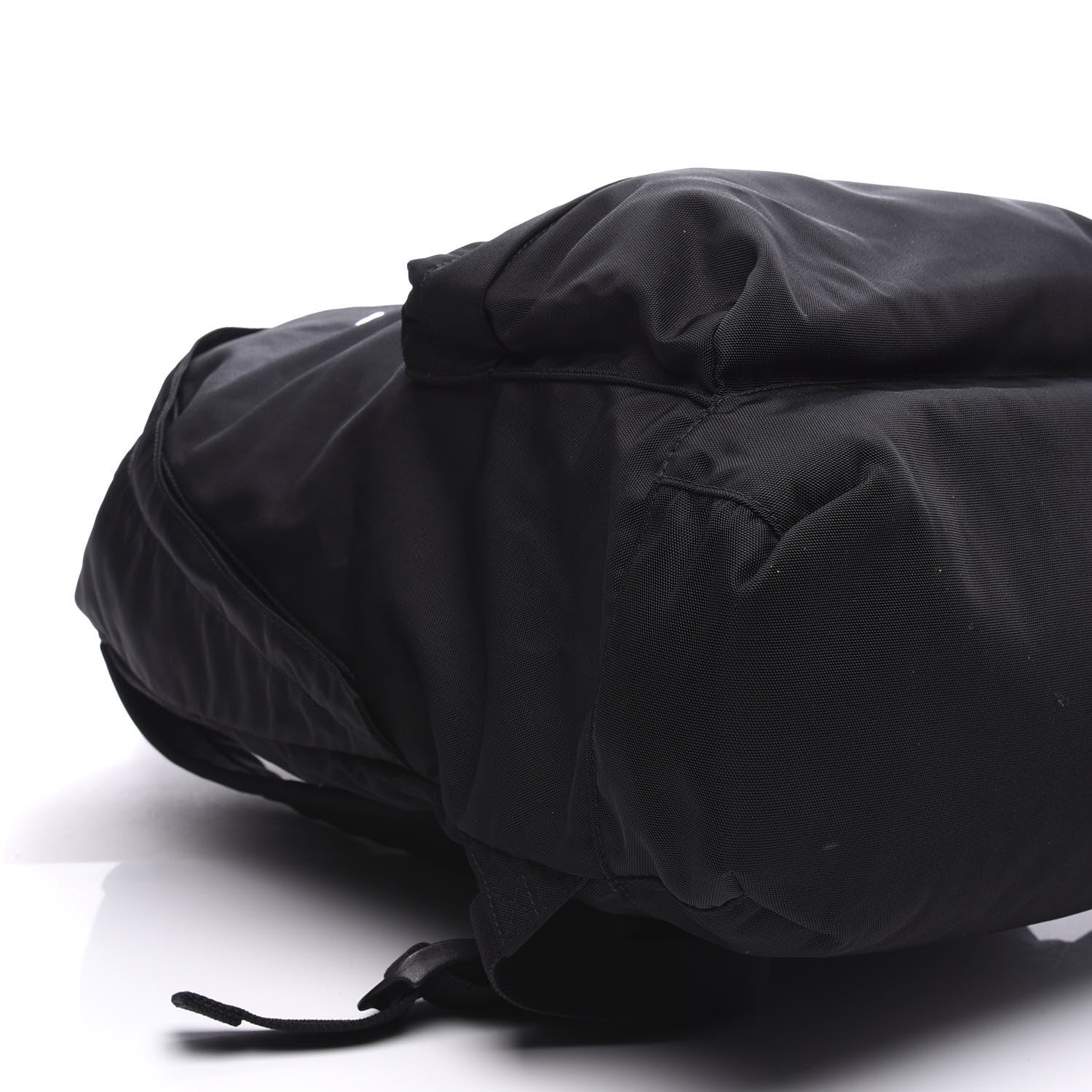 Balenciaga Nylon Political Campaign Logo Embroidered Explorer Backpack Black 7 of 9