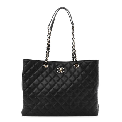 Chanel Caviar Quilted Large Shopping Tote Black 1 of 10