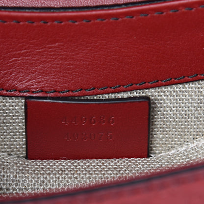 Gucci Soft Microguccissima Mini Emily Chain Shoulder Bag Rosso 7 of 11