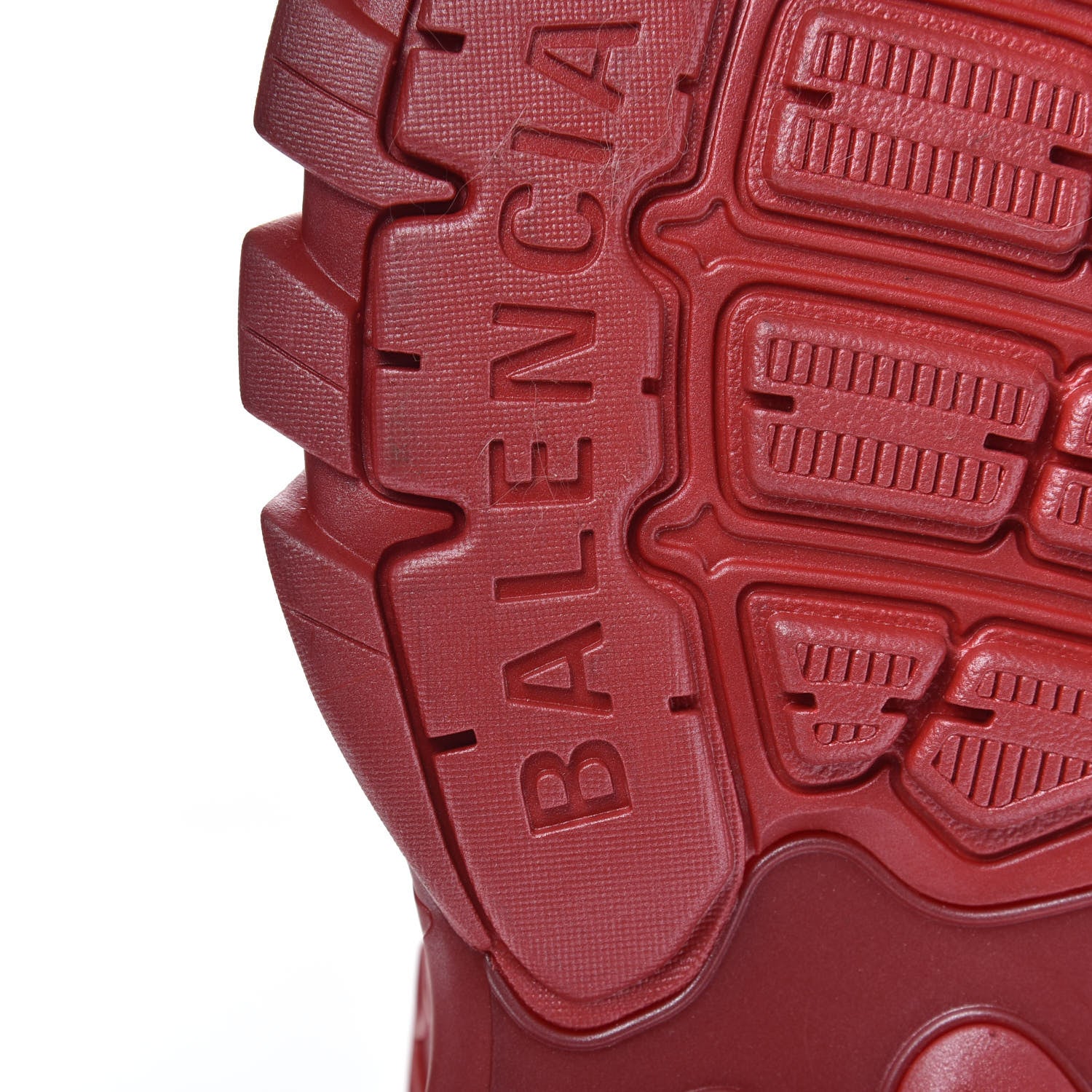 Balenciaga Rubber Mesh Pearlescent Mens Track.2 Open Sneakers 41 Red 8 of 8
