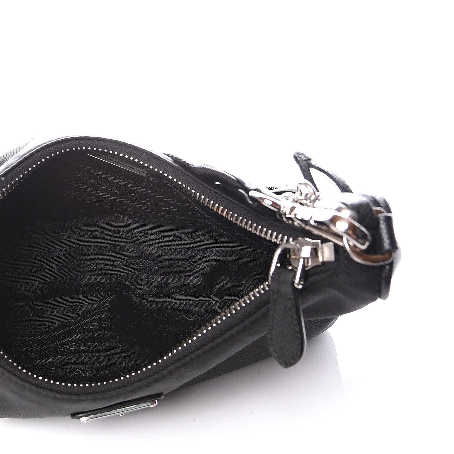 Prada Nylon Re-Edition 2005 Shoulder Bag Black 4 of 13