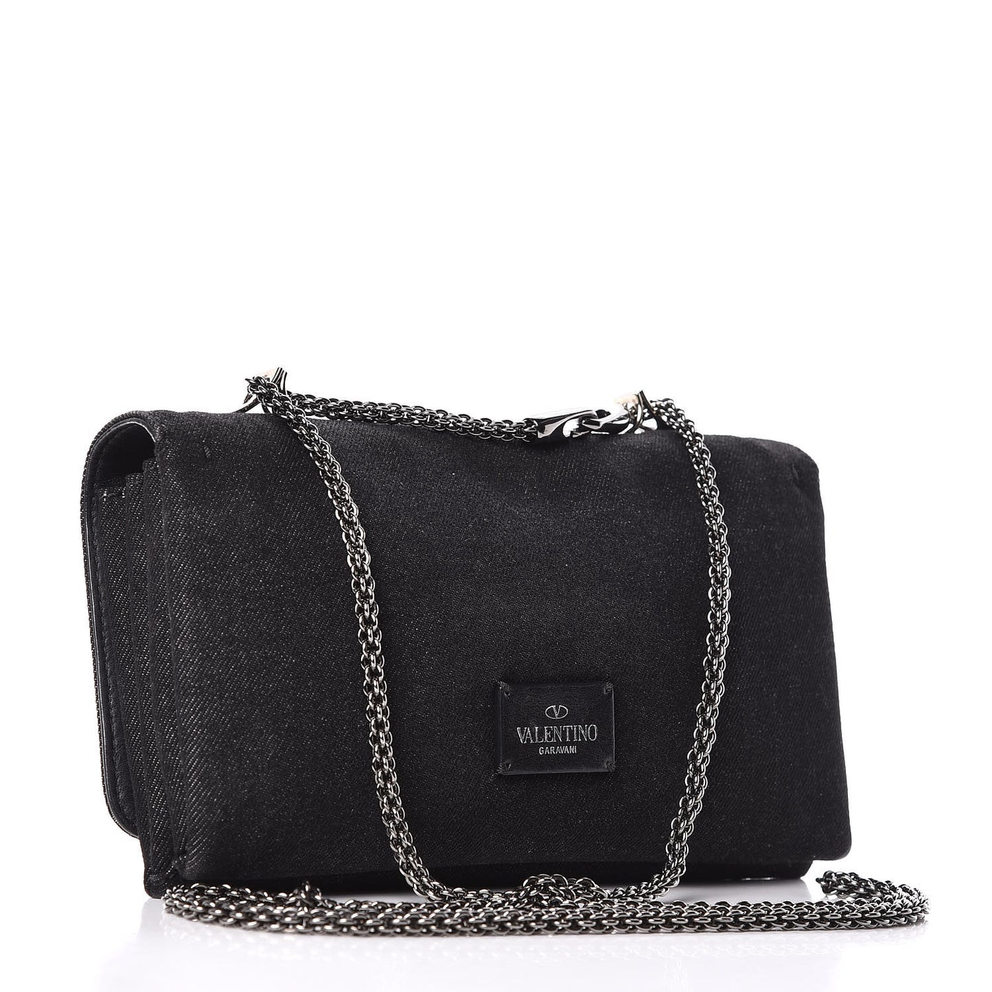 Denim Va Va Voom Shoulder Bag Black