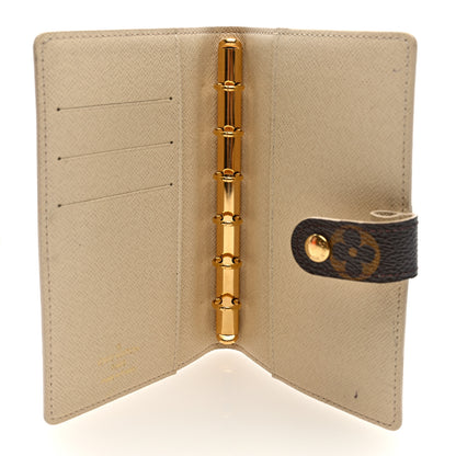 Louis Vuitton Monogram Trunk Small Ring Agenda Cover White 5 of 6