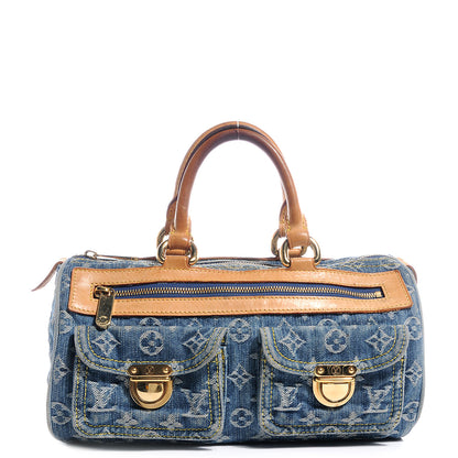 Louis Vuitton Monogram Denim Neo Speedy Blue 1 of 8
