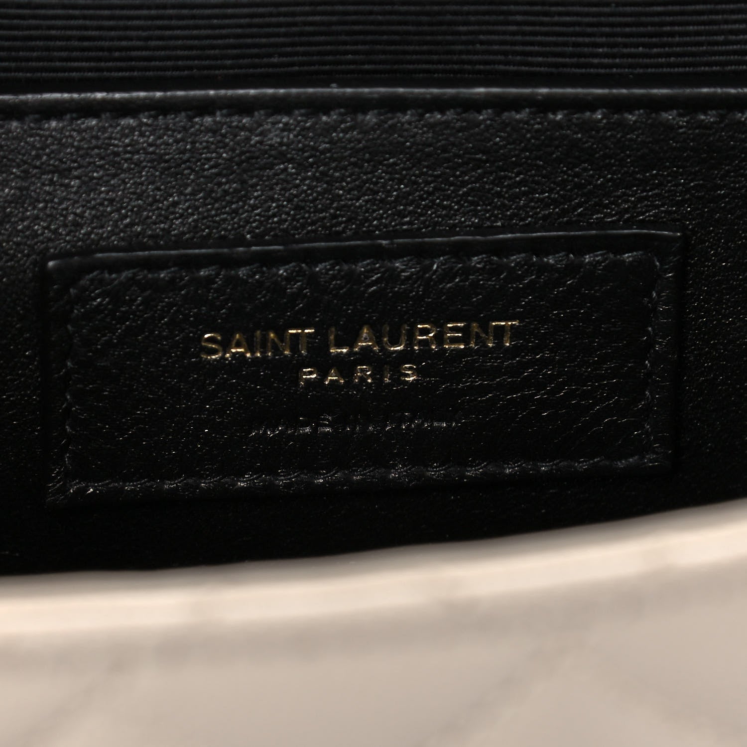 Saint Laurent Grain De Poudre Textured Mixed Matelasse Medium Triquilt Monogram Satchel Porcellana 7 of 13