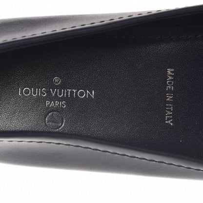 Louis Vuitton Calfskin Oxford Ballerina Flats 39 Navy 6 of 7