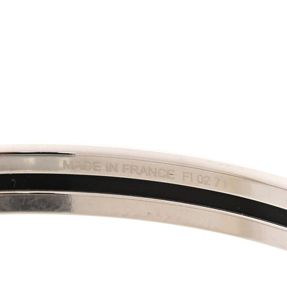 Hermes Enamel Printed Extra Narrow Uni Bracelet 62 Black 5 of 6
