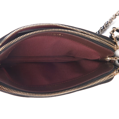 Chanel Lambskin Quilted Small Clutch With Chain Black 6 of 14