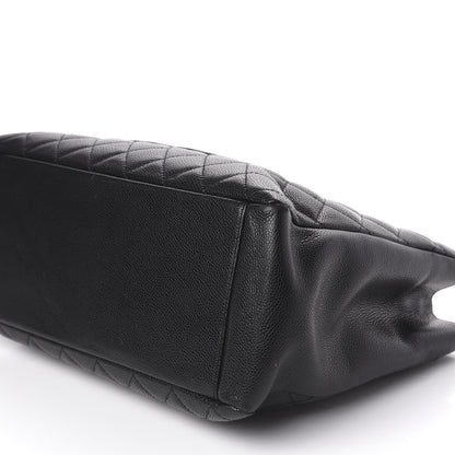 Chanel Caviar Quilted Grand Shopping Tote GST Black 7 of 11