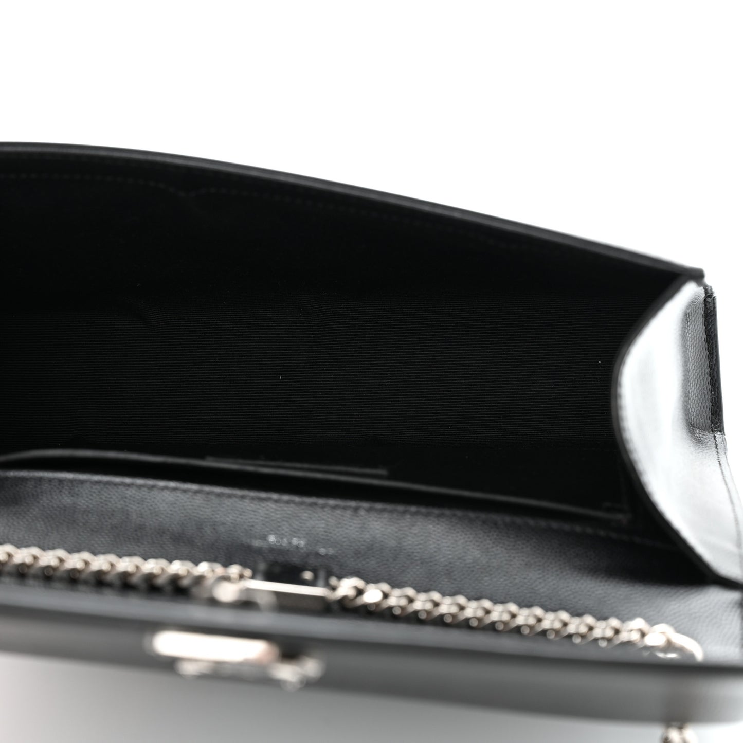 Grain De Poudre Medium Classic Monogram Kate Satchel Black