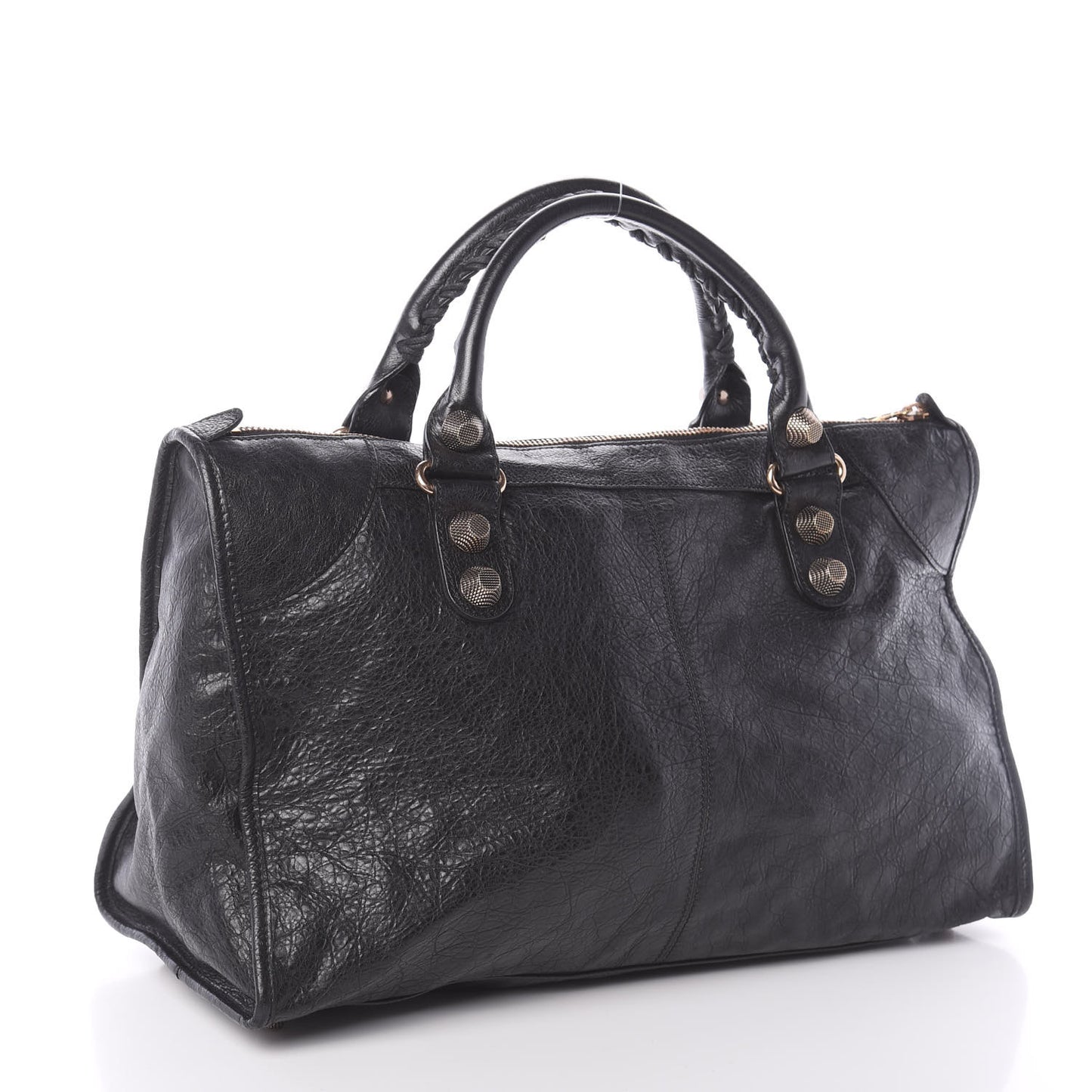 Agneau Giant 21 Rose Gold Hardware Work Black