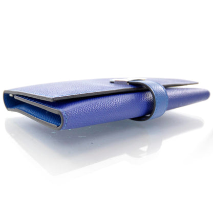 Hermes Epsom Bearn Tri-Fold Wallet Bleu Electrique Mykonos 4 of 9