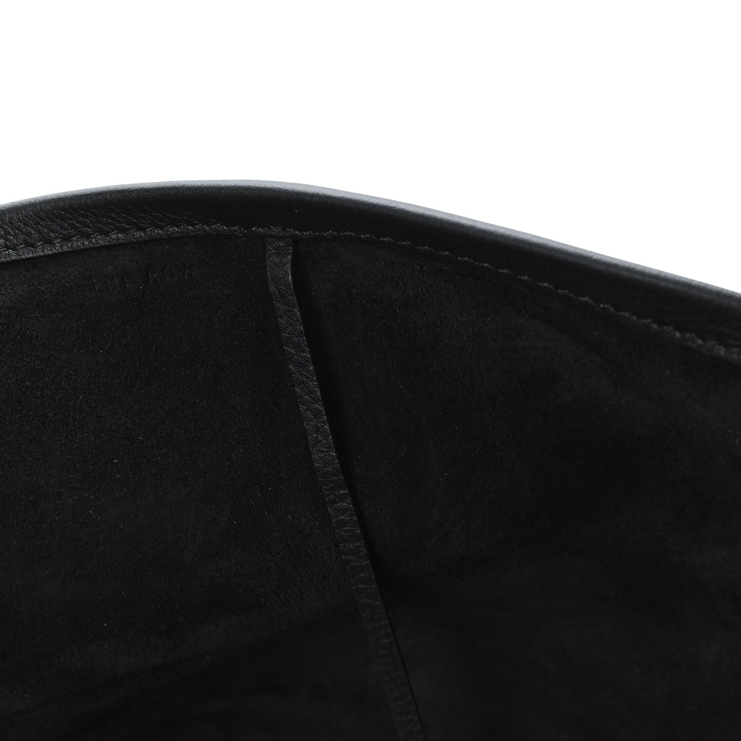 The Row Grained Calfskin Park Tote Three Black 7 of 10