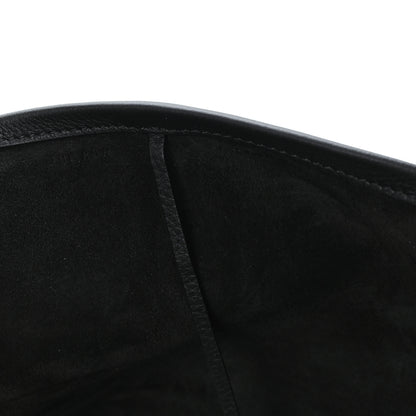 The Row Grained Calfskin Park Tote Three Black 7 of 10
