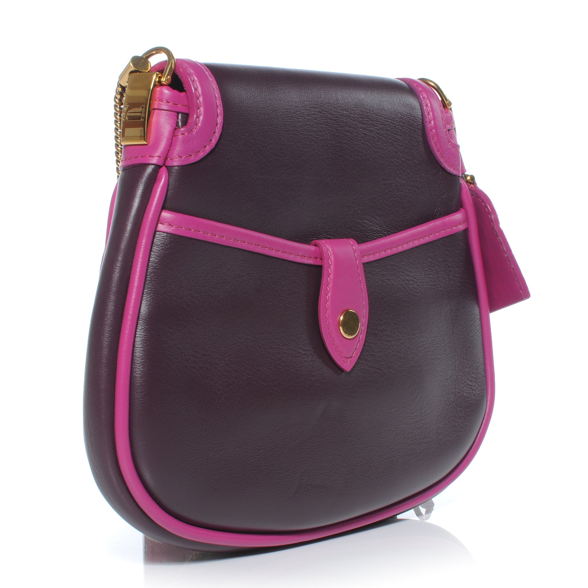 Louis Vuitton Cuir Art Deco Trapeze Prune Cyclamen 3 of 8