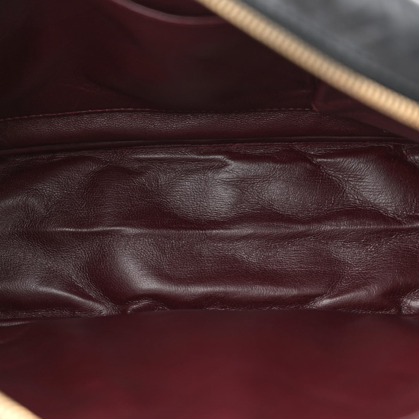 Aged Calfskin Quilted Large Reissue Camera Case Black