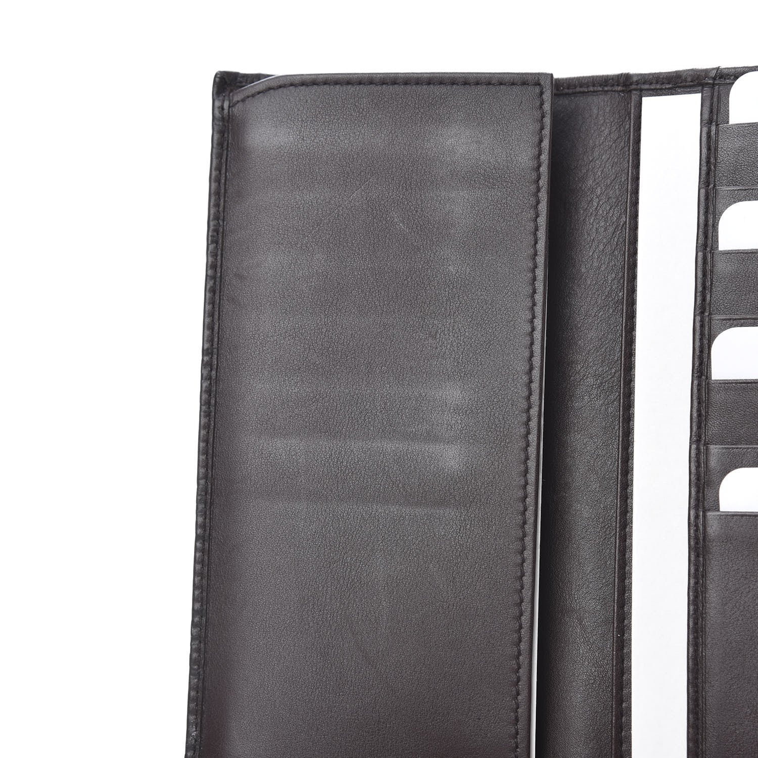 Gucci Guccissima Margaux Calfskin Icon Bar Continental Flap Wallet Chocolate 9 of 10
