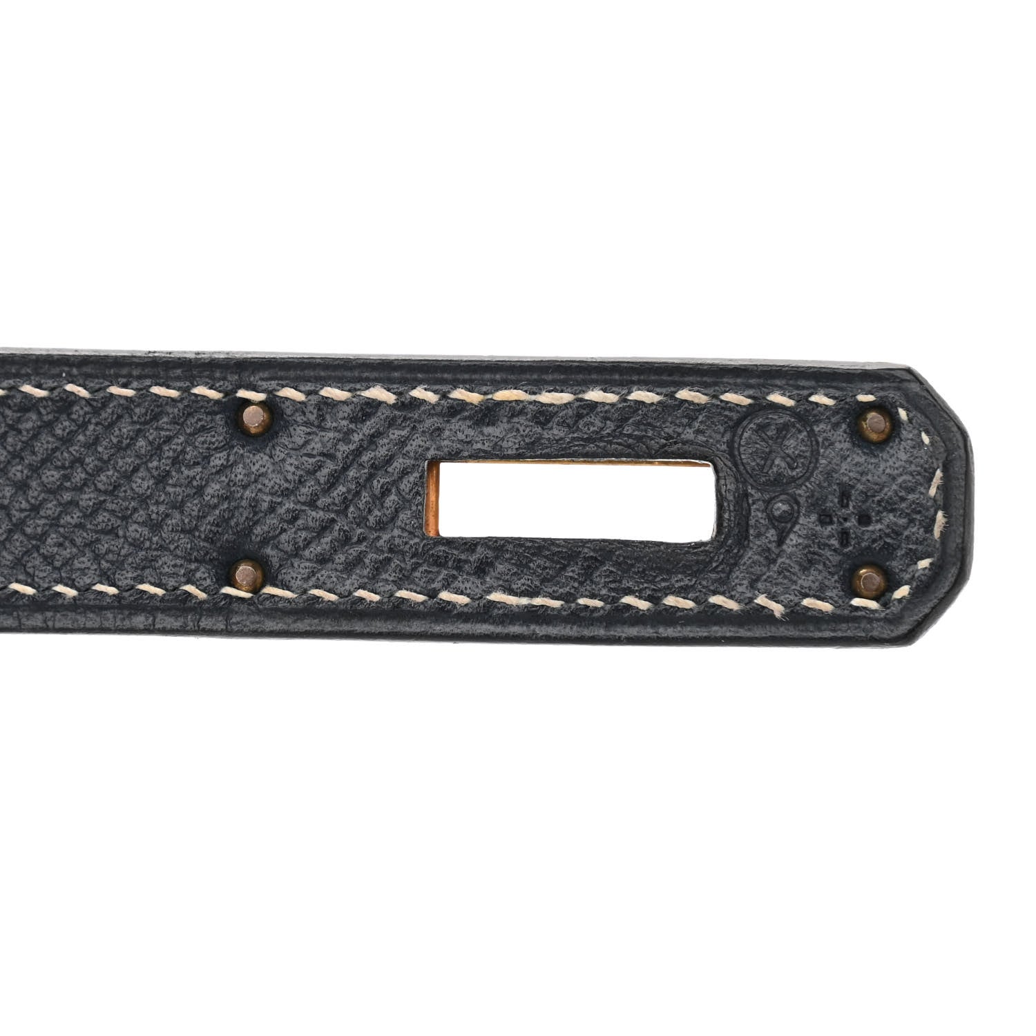 Hermes Courchevel Kelly Sellier 28 Bleu Marine 7 of 11
