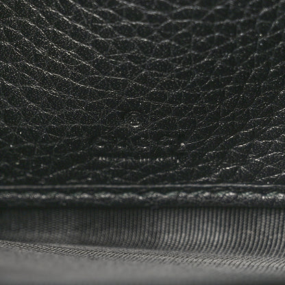 Gucci Pebbled Calfskin Dorian Zip Around Wallet Black 8 of 9