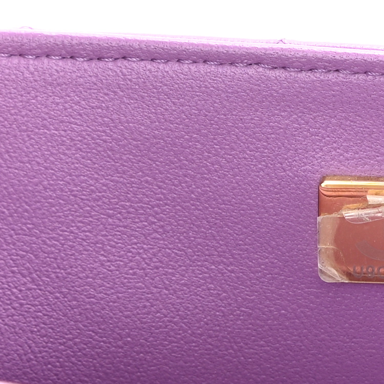 Chanel Lambskin Quilted Mini Rectangular Flap Purple 7 of 11