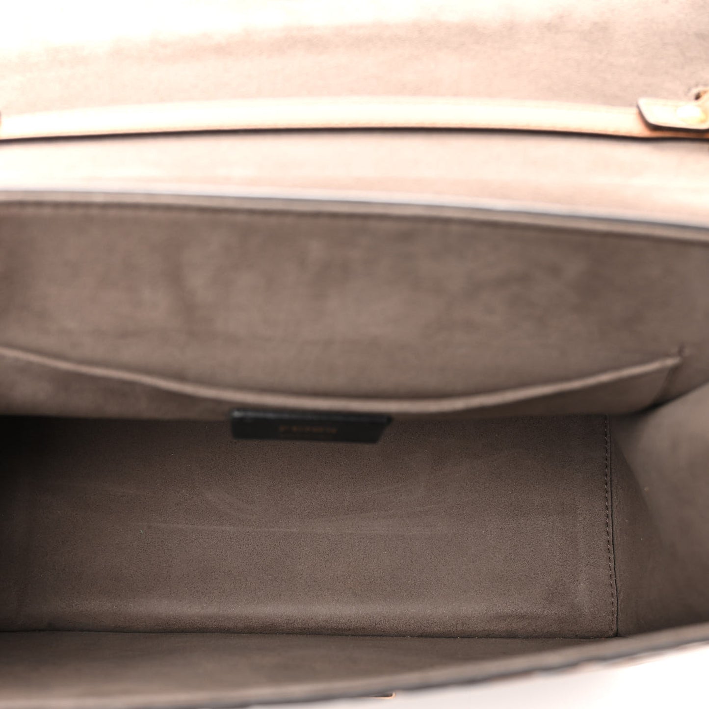 Vitello Century F is Fendi FF Embossed Kan I Shoulder Bag Orzo Tobacco