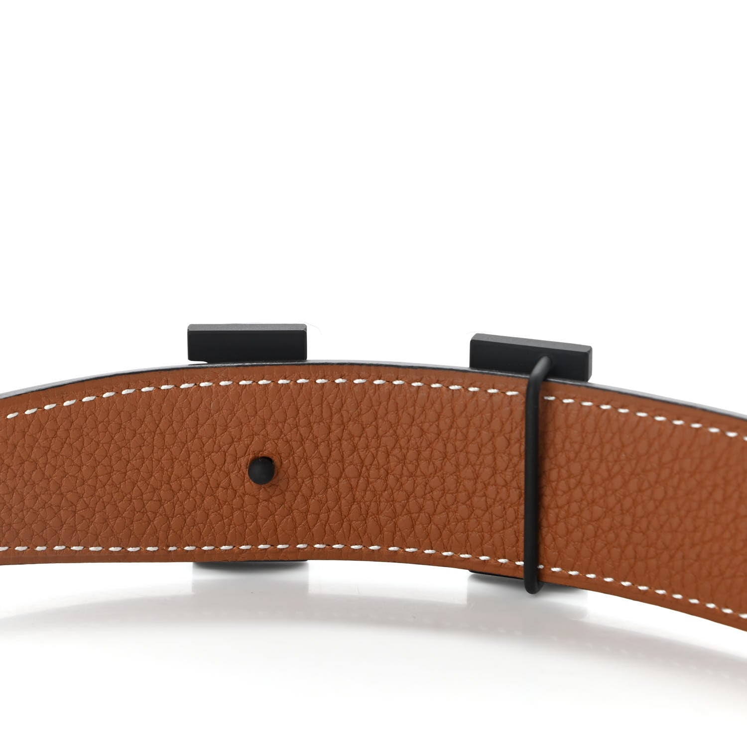 Hermes Box Togo So Black 32mm H Belt 90 Black Gold 6 of 7