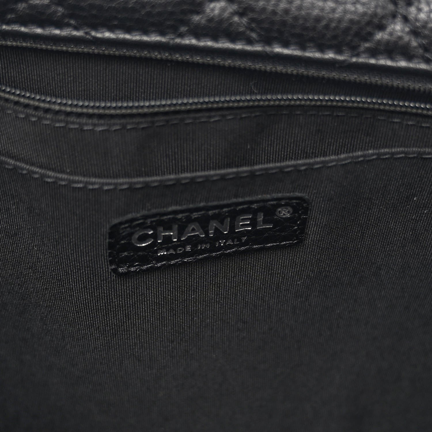 Chanel Calfskin Quilted Small XXL Travel Flap Bag Black 6 of 11