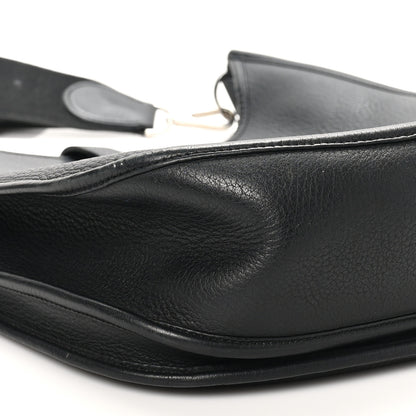 Hermes Taurillon Clemence Evelyne III GM Black 10 of 11