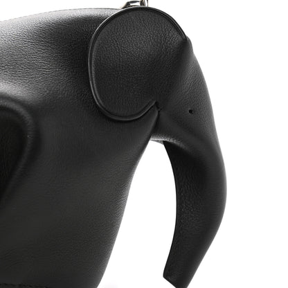 Loewe Calfskin Mini Elephant Crossbody Bag Black 7 of 10