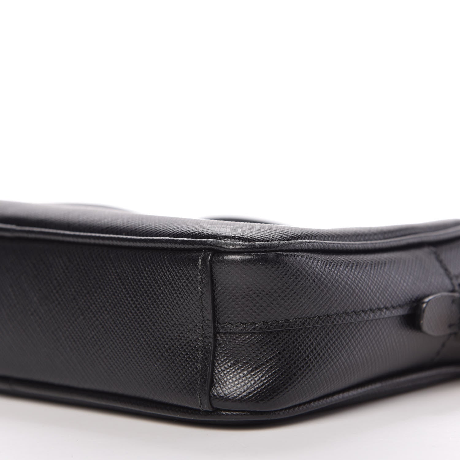 Prada Saffiano Lux Small Camera Crossbody Bag Black 7 of 10