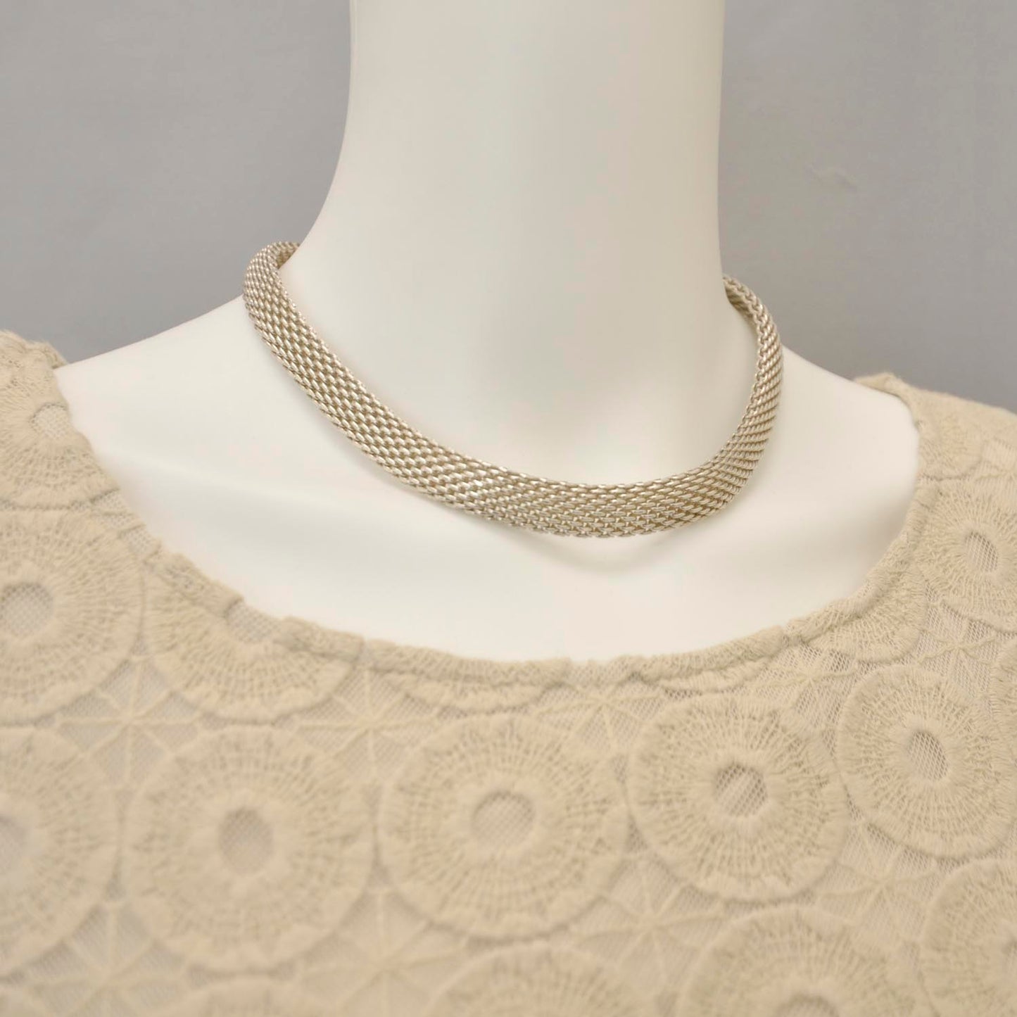 Sterling Silver Somerset Mesh Necklace