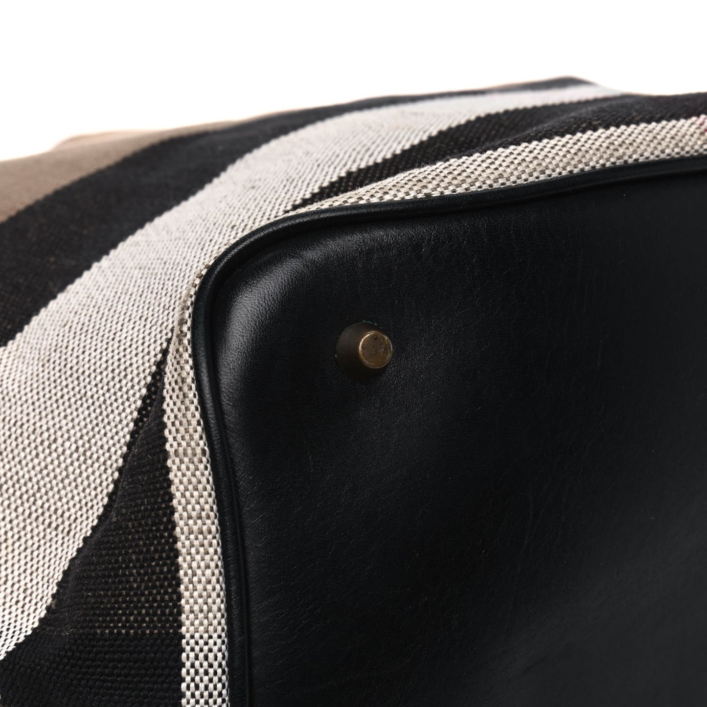 Canvas Mega Check Medium Ashby Hobo Black