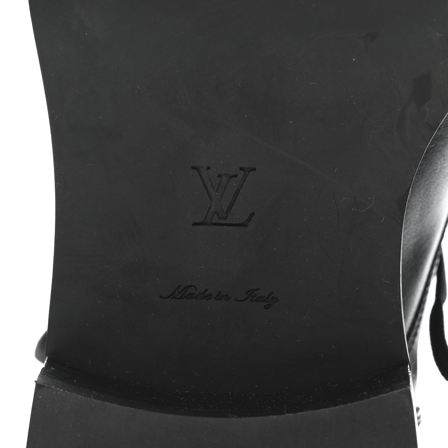 Louis Vuitton Calfskin Wonderland Flat Ranger Boots 37 Black 7 of 8