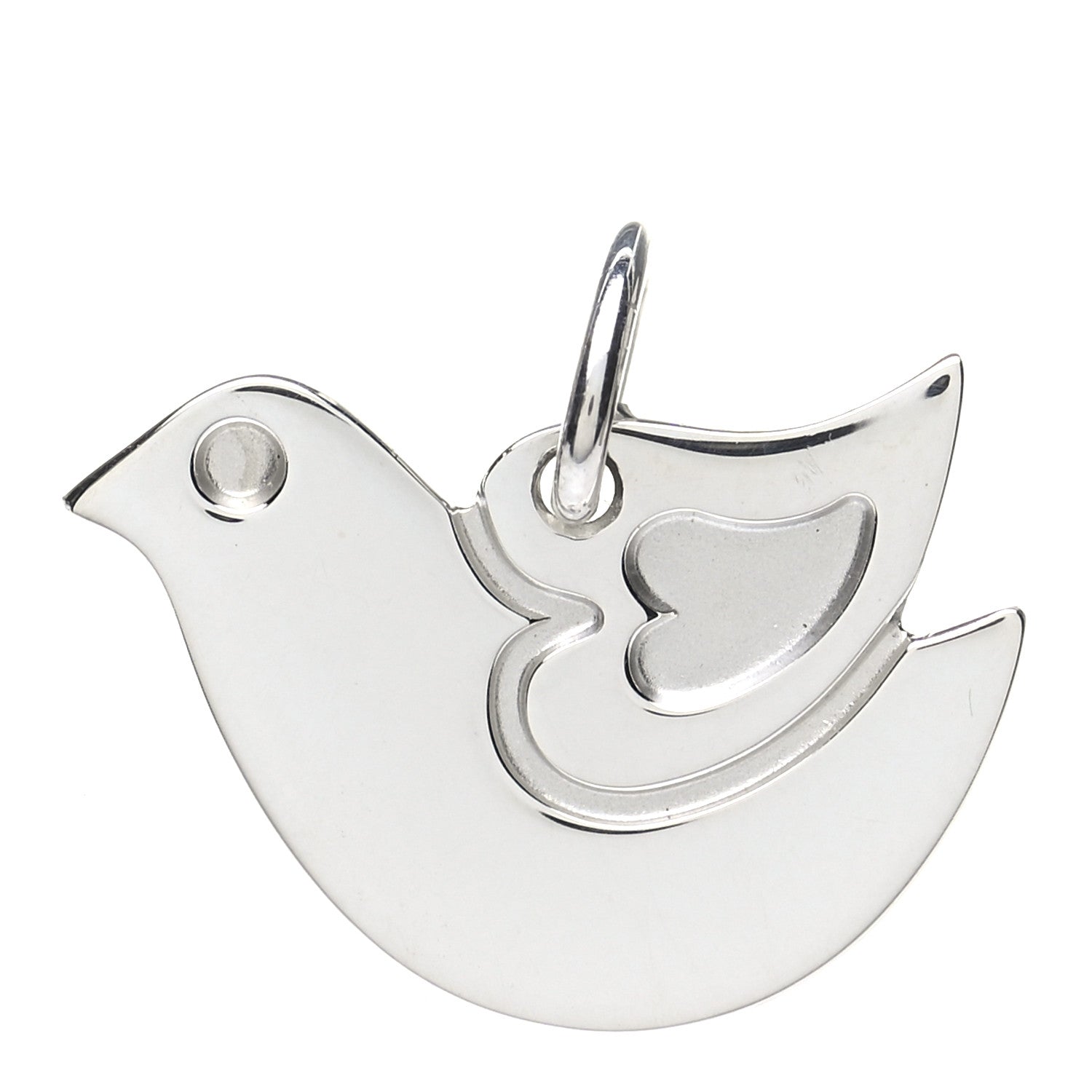 Tiffany Sterling Silver Lovey Dovey Charm 1 of 3