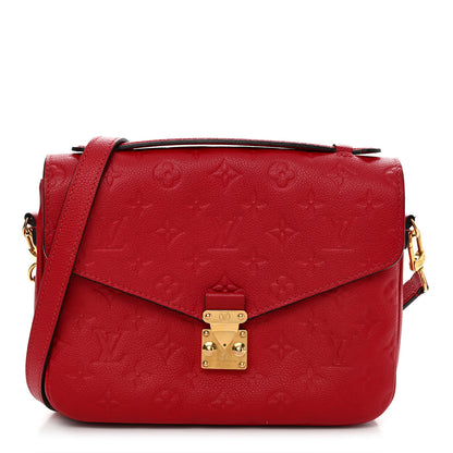 Louis Vuitton Empreinte Pochette Metis Scarlet 1 of 18
