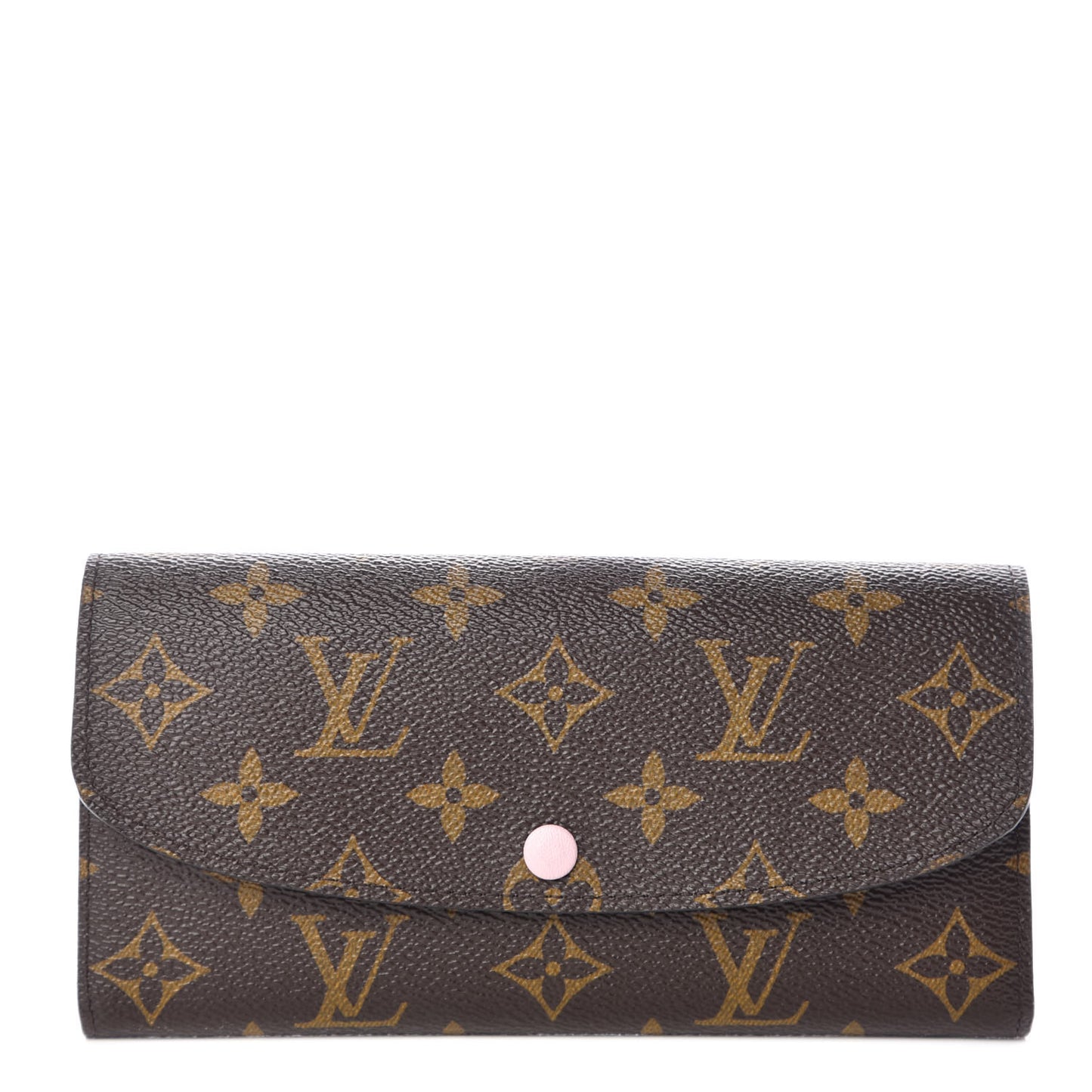 Monogram Emilie Wallet Rose Ballerine