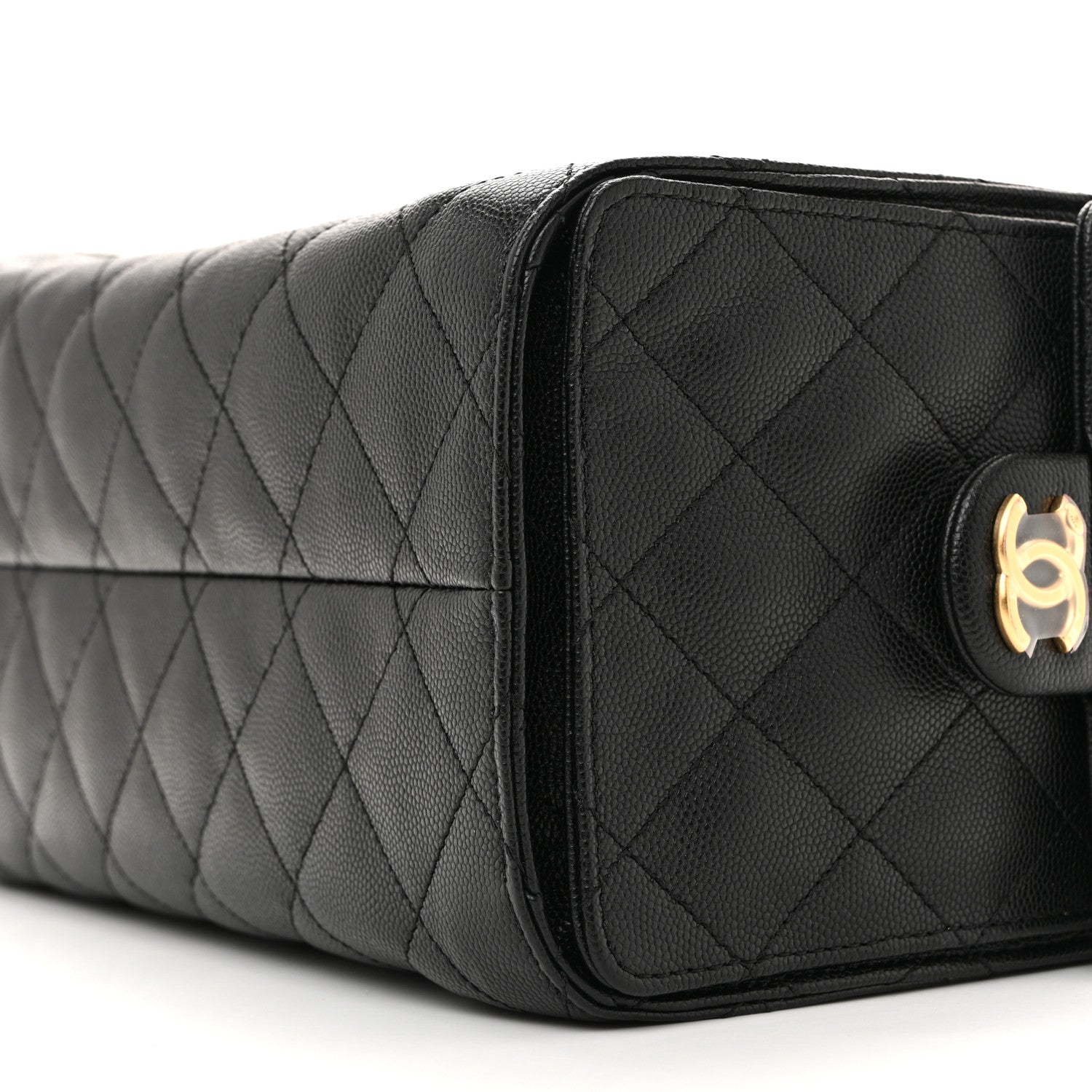 Chanel Caviar Quilted Small Chanel 25 Handbag Black 10 of 12