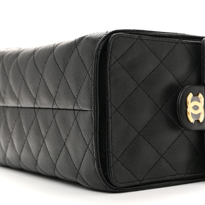 Chanel Caviar Quilted Small Chanel 25 Handbag Black 10 of 12