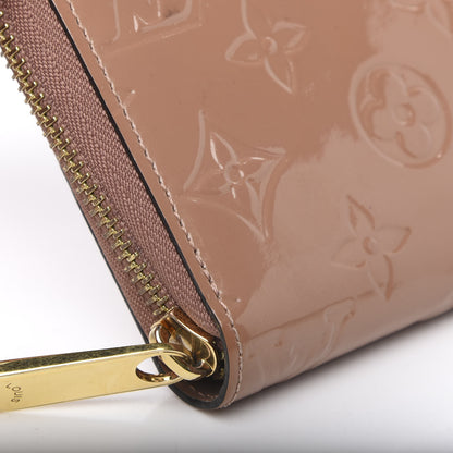 Louis Vuitton Vernis Zippy Wallet Rose Velours 9 of 10
